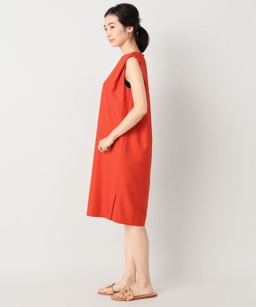 Noble（ノーブル）の「Peブッチャーコクーンフロントベンツワンピース◆（ワンピース・レディース・レッド/ベージュ/ブルー系その他・36/38）」の16枚目の写真