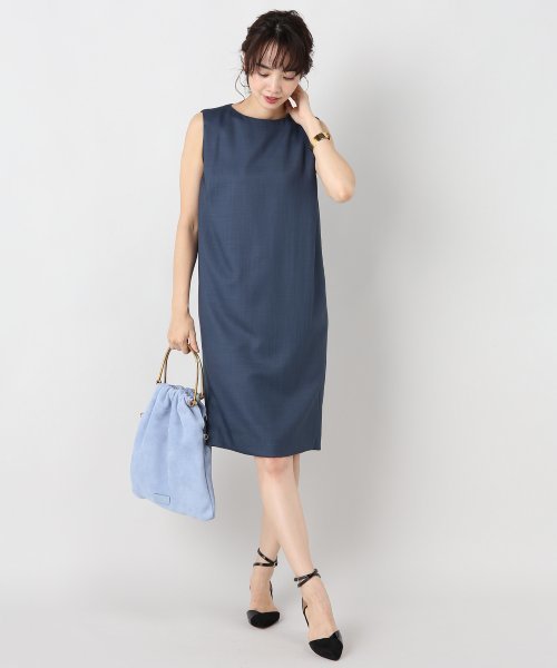 Noble（ノーブル）の「Peブッチャーコクーンフロントベンツワンピース◆（ワンピース・レディース・レッド/ベージュ/ブルー系その他・36/38）」の19枚目の写真