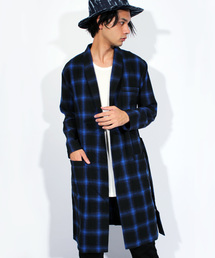 ８(eight) | チェック ガウン コーディガン ネル生地(カーディガン/ボレロ)
