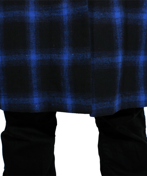 8(eight)(エイト)の「チェック ガウン コーディガン ネル生地(カーディガン/ボレロ・メンズ・レッド/ブルー・MEDIUM/LARGE)」の12枚目の写真