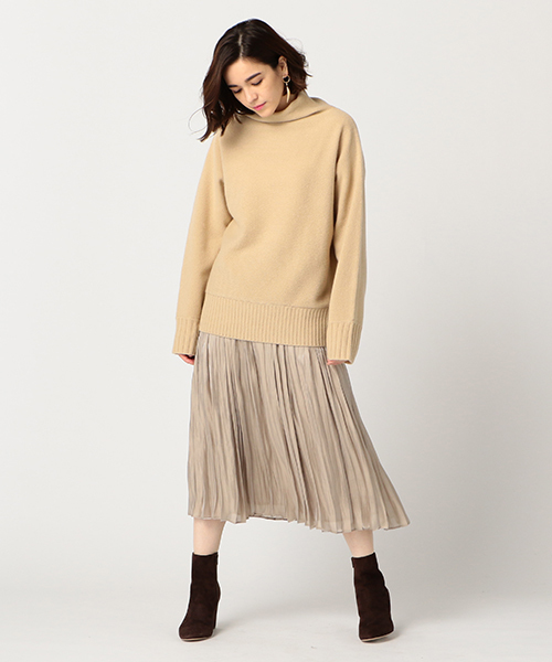 新品 ESTNATION エストネーション ボトルネック カシミヤ ニット ESTNATION（エストネーション）の「ESTNATION ラムカシミヤボトル