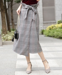 Andemiu | 【WEB限定】チェックラップスカート773269(スカート)