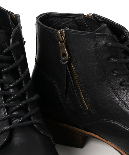 rovtski(ロフトスキー)の「rovtski STREET 両サイドファスナーミドルカットブーツ/XH17062202(ブーツ・メンズ・ダークブラウン/ブラック/ワイン・LARGE/MEDIUM)」の6枚目の写真