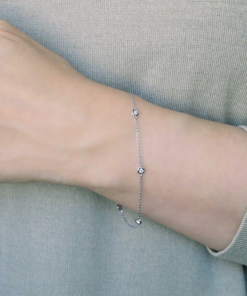 プラチナ ダイヤモンド0.12ct ブレスレット（ブレスレット）｜VENDOME