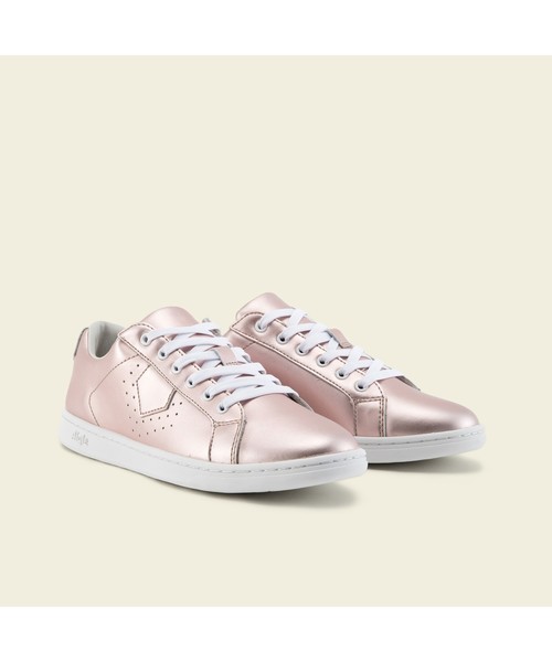AIGLE（エーグル）の「レディース ヤーデンタイム レザー（スニーカー・レディース・ピンク/ホワイト/ダークネイビー・39/38/36/37/35）」の11枚目の写真