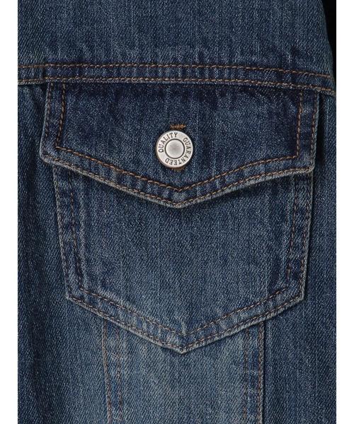 koe（コエ）の「【雑誌掲載商品】ビックデニムGジャン（デニムジャケット・レディース・インディゴブルー/ライトインディゴブルー・L/M）」の14枚目の写真