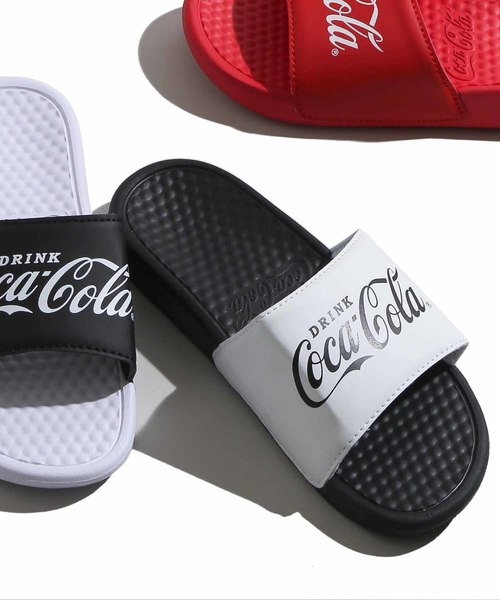 Coca Cola（コカコーラ）の「WEGO/Coca-cola シャワーサンダル（サンダル・レディース・ホワイト系その他/ブラック/ブルー系その他/ブラック系その他/マルチ/レッド系その他/レッド・LARGE/MEDIUM）」の7枚目の写真