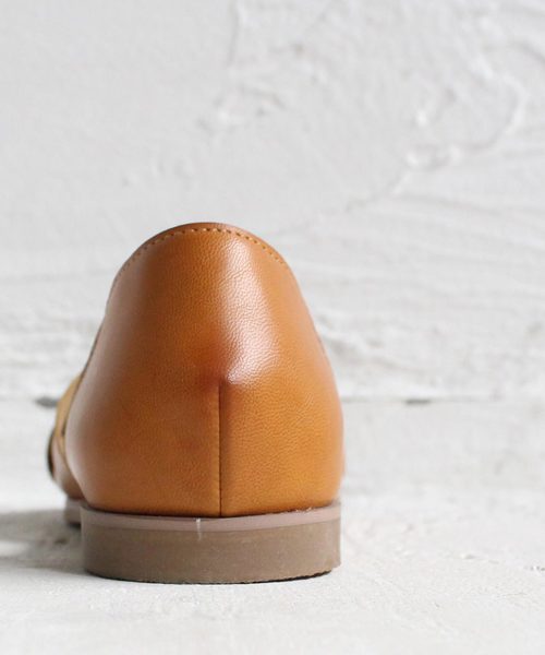 antiqua(アンティカ)の「クロスデザインサンダル(サンダル・レディース・ブラック/キャメル/シャンパン・S/M/L/LL)」の6枚目の写真