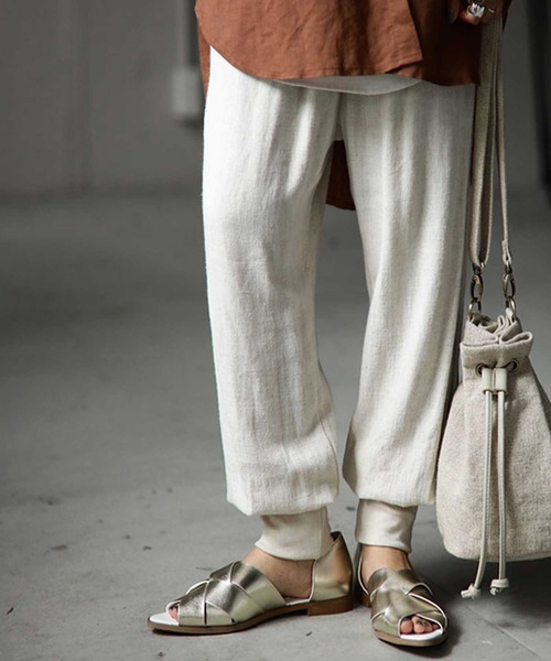 antiqua(アンティカ)の「クロスデザインサンダル(サンダル・レディース・ブラック/キャメル/シャンパン・S/M/L/LL)」の17枚目の写真