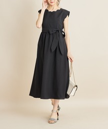 tocco closet | スカラップデザインマキシ丈ワンピース(ワンピース)