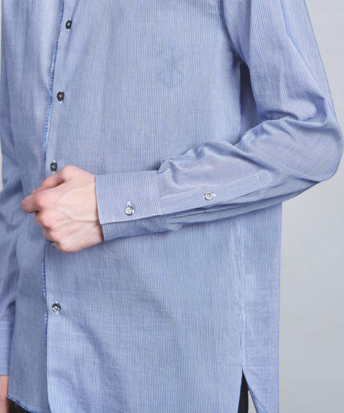 UNITED ARROWS(ユナイテッドアローズ)の「<FEDERICO CURRADI(フェデリコ クラーディ)> STRIPE REG(シャツ/ブラウス・メンズ・ライトブルー・48/44/46)」の2枚目の写真