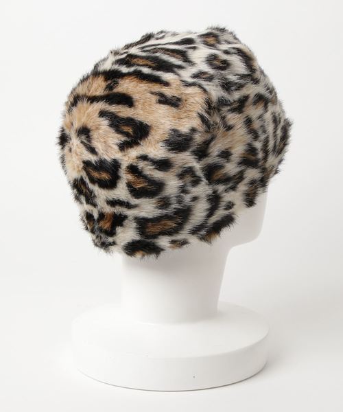 Casselini（キャセリーニ）の「リバーシブルロシア帽（ハンチング/ベレー帽・レディース・ネイビー/ブラウン/グレー/レオパード・FREE）」の5枚目の写真