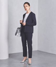 UNITED ARROWS | ○UBCB TA/P パイピング Vノーカラージャケット 18AW ◆(ノーカラージャケット)