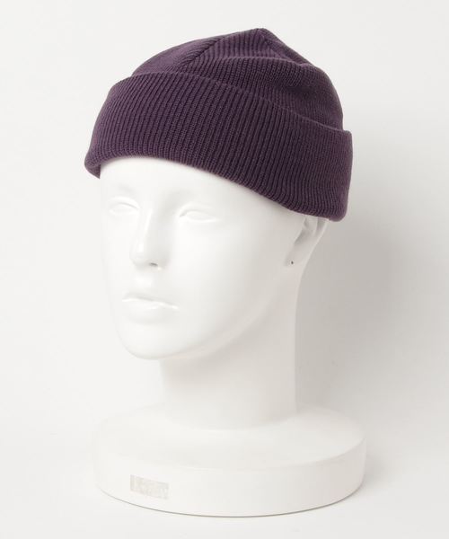 WEGO(ウィゴー)の「WEGO/ショートニットキャップ(ニットキャップ/ビーニー・メンズ・ブラック/パープル/ネイビー/グレー/ブラウン/ダークグリーン/ワイン/サックスブルー/ライトピンク/ライトパープル・FREE)」の20枚目の写真
