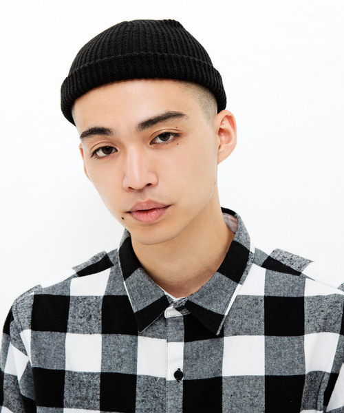 WEGO(ウィゴー)の「WEGO/ショートニットキャップ(ニットキャップ/ビーニー・メンズ・ブラック/パープル/ネイビー/グレー/ブラウン/ダークグリーン/ワイン/サックスブルー/ライトピンク/ライトパープル・FREE)」の18枚目の写真