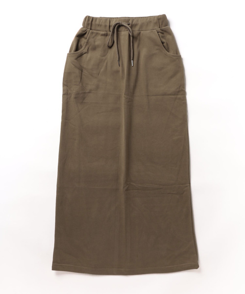 aimoha(アイモハ)の「コットンスウェットマキシスカート (LV)(スカート・レディース・ブラック/ダークグレー/ネイビー/ブルー/グレー/グレイッシュベージュ/ライトグリーン/ピンク/オフホワイト/ベージュ/ダークグリーン/チョコ・S/M/L/XL)」の17枚目の写真