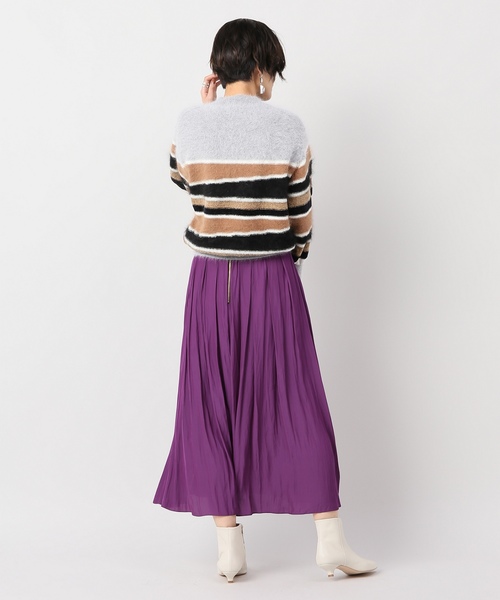journal standard L'essage（ジャーナルスタンダードレサージュ）の「スリットマキシスカート（スカート・レディース・ブラック/パープル・38/36）」の10枚目の写真