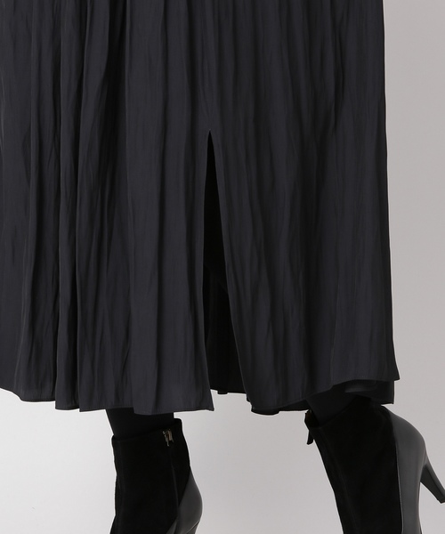 journal standard L'essage（ジャーナルスタンダードレサージュ）の「スリットマキシスカート（スカート・レディース・ブラック/パープル・38/36）」の15枚目の写真