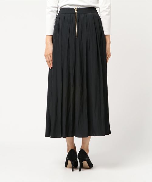 journal standard L'essage（ジャーナルスタンダードレサージュ）の「スリットマキシスカート（スカート・レディース・ブラック/パープル・38/36）」の4枚目の写真