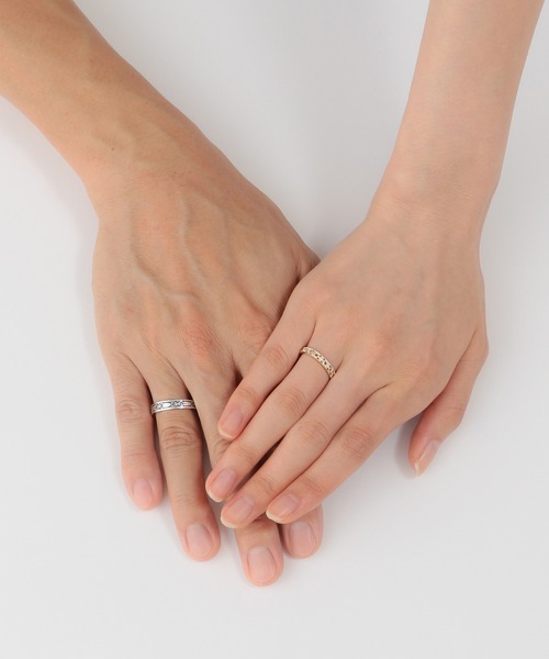 agete FIRST（アガットファースト）の「SV＜ペア＞リング（15134111035）（リング・メンズ・シルバー系その他・#17/#13/#15）」の7枚目の写真