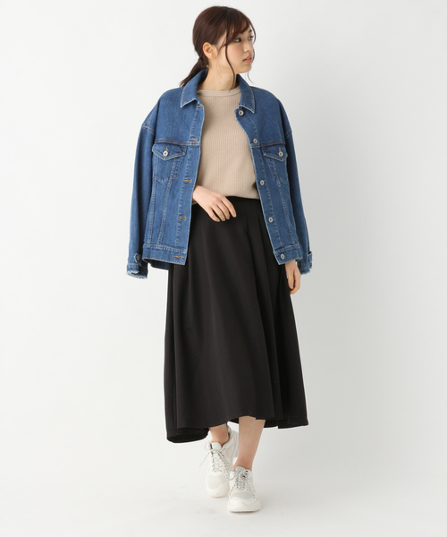 GLOBAL WORK（グローバルワーク）の「【UVカット】USAワッフルチュニックT/822623（Tシャツ/カットソー・レディース・ベージュ/ネイビー/オフホワイト/ライトピンク・MEDIUM/LARGE）」の9枚目の写真