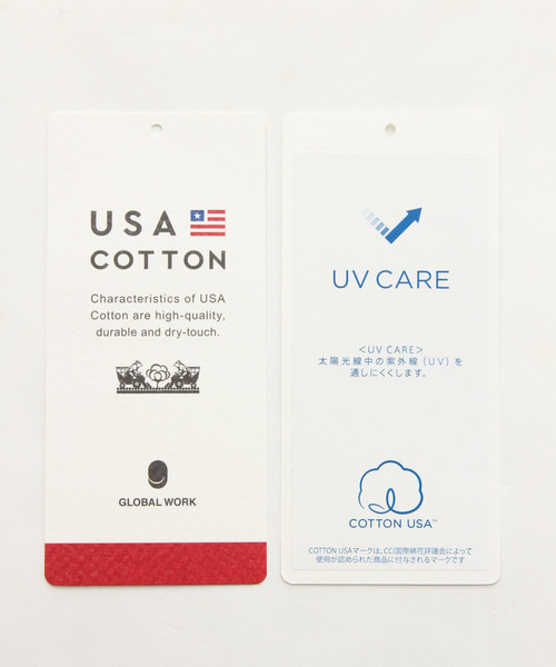 GLOBAL WORK（グローバルワーク）の「【UVカット】USAワッフルチュニックT/822623（Tシャツ/カットソー・レディース・ベージュ/ネイビー/オフホワイト/ライトピンク・MEDIUM/LARGE）」の20枚目の写真