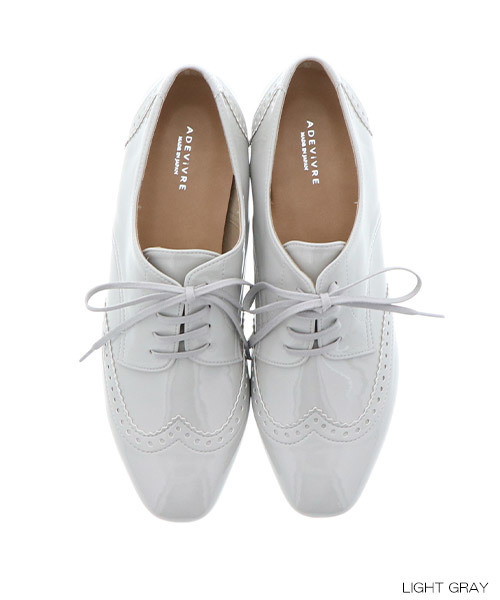 A de Vivre(アドゥヴィーヴル)の「【本革】晴雨兼用シューズ(ドレスシューズ・レディース・ライトグレー/ブラック/ダークブラウン・23/24/22.5/24.5/23.5)」の3枚目の写真