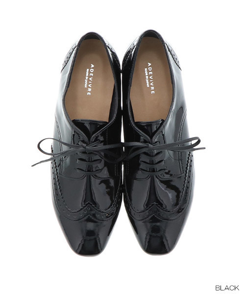 A de Vivre(アドゥヴィーヴル)の「【本革】晴雨兼用シューズ(ドレスシューズ・レディース・ライトグレー/ブラック/ダークブラウン・23/24/22.5/24.5/23.5)」の2枚目の写真