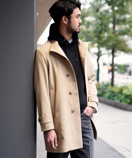 COAT LAB（コートラボ）の「トリアセダブルクロススタンドコート