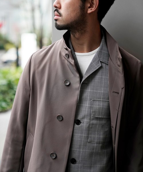 COAT LAB（コートラボ）の「トリアセダブルクロススタンドコート