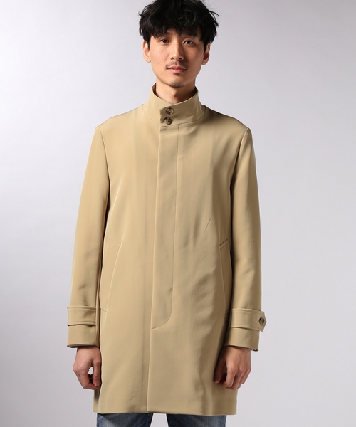 ダブルクロススタンドコート COAT LAB（コートラボ）の「トリアセダブルクロススタンドコート