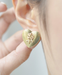 F&D : アレンジハートピアス