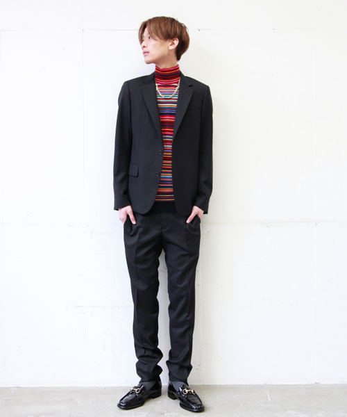 MID by MIDWEST(ミッド バイ ミッドウエスト)の「MID by MIDWEST ウールジャケット(テーラードジャケット・メンズ・ブラック・1/2/3)」の11枚目の写真