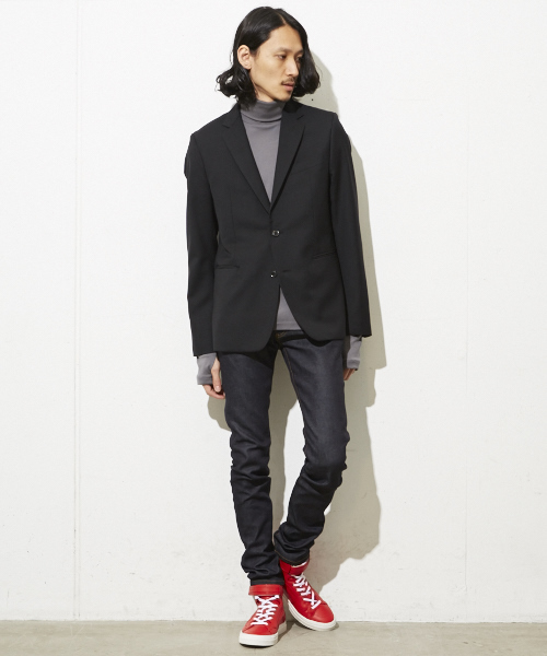 MID by MIDWEST(ミッド バイ ミッドウエスト)の「MID by MIDWEST ウールジャケット(テーラードジャケット・メンズ・ブラック・1/2/3)」の13枚目の写真