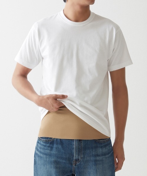 in.T（インティー）の「これ一枚でTシャツスタイルのお悩みを解決！『in.T』スリーブレス（インナーウェア/肌着・メンズ・ホワイト/ライトベージュ/ブラック/オレンジ/ピンク/オリーブ・LARGE/MEDIUM/X-LARGE/SMALL）」の22枚目の写真