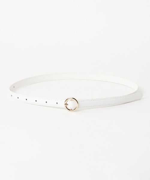 WEGO（ウィゴー）の「WEGO/カラーリング細ベルト（ベルト・レディース・ホワイト/ブラック/レッド/ブラウン/シルバー・FREE）」の18枚目の写真