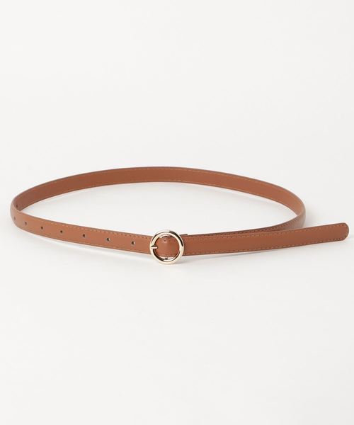 WEGO（ウィゴー）の「WEGO/カラーリング細ベルト（ベルト・レディース・ホワイト/ブラック/レッド/ブラウン/シルバー・FREE）」の12枚目の写真