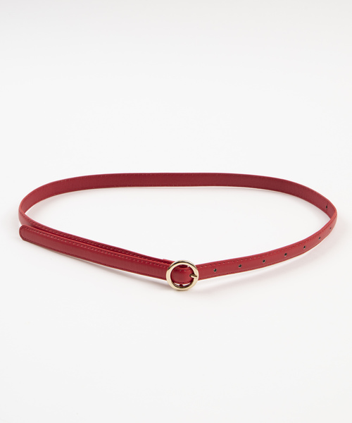 WEGO（ウィゴー）の「WEGO/カラーリング細ベルト（ベルト・レディース・ホワイト/ブラック/レッド/ブラウン/シルバー・FREE）」の8枚目の写真