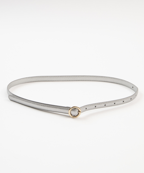 WEGO（ウィゴー）の「WEGO/カラーリング細ベルト（ベルト・レディース・ホワイト/ブラック/レッド/ブラウン/シルバー・FREE）」の11枚目の写真