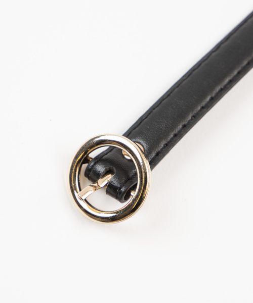 WEGO（ウィゴー）の「WEGO/カラーリング細ベルト（ベルト・レディース・ホワイト/ブラック/レッド/ブラウン/シルバー・FREE）」の13枚目の写真