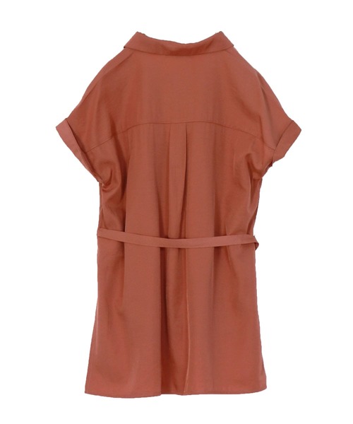 &g'aime（アンジェム）の「【&g'aime】サファリチュニックシャツ（シャツ/ブラウス・レディース・ベージュ/カーキ/オレンジ・FREE）」の16枚目の写真