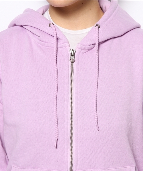 WEGO（ウィゴー）の「WEGO/ZIPパーカー（パーカー・レディース・杢グレー/ブルー/ライトパープル/ライトイエロー・FREE）」の12枚目の写真