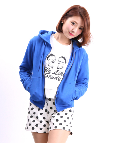 WEGO（ウィゴー）の「WEGO/ZIPパーカー（パーカー・レディース・杢グレー/ブルー/ライトパープル/ライトイエロー・FREE）」の16枚目の写真