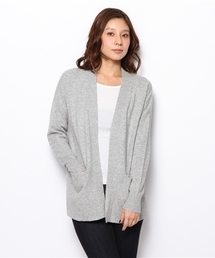 アンゴラ混トッパーカーディガン