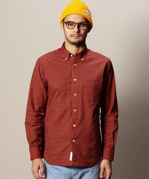 BEAUTY&YOUTH UNITED ARROWS(ビューティーアンドユースユナイテッドアローズ)の「BY オックスフォード ギンガムチェックシャツ BD(Regular)◆(シャツ/ブラウス・メンズ・ブラック/ロイヤルブルー/オレンジ・X-SMALL/SMALL/X-LARGE/MEDIUM/LARGE)」の9枚目の写真