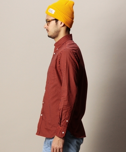 BEAUTY&YOUTH UNITED ARROWS(ビューティーアンドユースユナイテッドアローズ)の「BY オックスフォード ギンガムチェックシャツ BD(Regular)◆(シャツ/ブラウス・メンズ・ブラック/ロイヤルブルー/オレンジ・X-SMALL/SMALL/X-LARGE/MEDIUM/LARGE)」の10枚目の写真