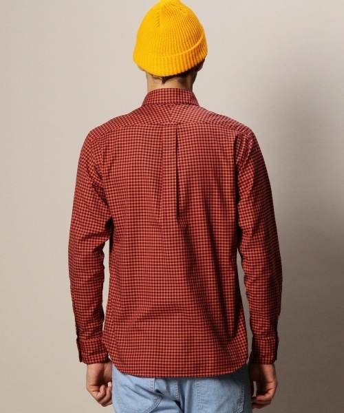 BEAUTY&YOUTH UNITED ARROWS(ビューティーアンドユースユナイテッドアローズ)の「BY オックスフォード ギンガムチェックシャツ BD(Regular)◆(シャツ/ブラウス・メンズ・ブラック/ロイヤルブルー/オレンジ・X-SMALL/SMALL/X-LARGE/MEDIUM/LARGE)」の4枚目の写真