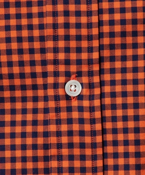BEAUTY&YOUTH UNITED ARROWS(ビューティーアンドユースユナイテッドアローズ)の「BY オックスフォード ギンガムチェックシャツ BD(Regular)◆(シャツ/ブラウス・メンズ・ブラック/ロイヤルブルー/オレンジ・X-SMALL/SMALL/X-LARGE/MEDIUM/LARGE)」の12枚目の写真
