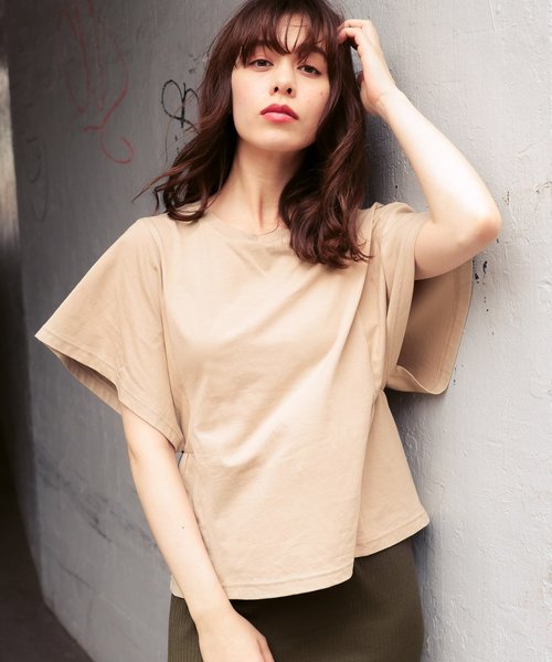 ニコ　ペプラム niko and（ニコアンド）の「ペプラムビッグTシャツ（Tシャツ