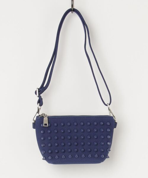 RiNc （リンク）の「【 GLAM JAM / グラムジャム 】 スタッズ ショルダー バッグ（ショルダーバッグ・レディース・ホワイト/ホワイト系その他/インディゴブルー/ピンク系その他/ネイビー/ブルー/ブルー系その他/ホワイト系その他2/ピンク系その他2/ピンク/レッド/ブラック・FREE）」の5枚目の写真